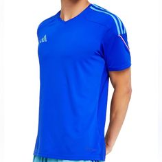 New Adidas Shirt Adidas Navy Short Sleeve Tops, Adidas Blue Sporty Shirt, Sporty Adidas Blue Shirt, Blue Moisture-wicking Short Sleeve Shirt, Blue Short Sleeve Sports Shirt, Adidas Blue Short Sleeve T-shirt, Basketball Tank Tops, Adidas Tshirt, Mens Workout