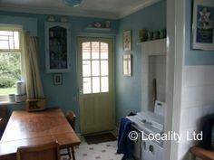 the kitchen is clean and ready for us to use in the day or night time