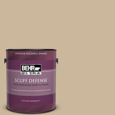 the behr ultra stain - blocking paint and primer in one is dark brown