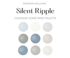 Sherwin Williams Silent Ripple Paint Palette, Coastal Paint Palette, Paint Cohesive Whole House Color Palette, Best Coastal Paint - Etsy