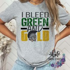 Treat yourself or anyone in your life to this awesome School pride tshirt. It's a trojans thing.  Great for all occasions.  And great for supporting your Trojans team.  I bleed green and gold. Shirt is made of 95% polyester and 5% spandex. It's soft with great stretch.  To get the best wear from your shirt please  1. Wash with mild detergent  2. Do not use fabric softener  3. Do not use bleach 4. Tumble dry low.  Please enjoy your shirt as I know we have enjoyed all the ones we have made for our Green T-shirt With Team Name For Game Day, Game Day Green T-shirt With Team Spirit Style, Green School Spirit T-shirt For Game Day, Green Team Spirit T-shirt For Game Day, Green T-shirt For Game Day With Team Spirit, Green T-shirt With Team Name For Fans, Green T-shirt For Game Day With School Spirit, Pre-shrunk Green T-shirt For Football Season, Green Fan Gear T-shirt With Team Name