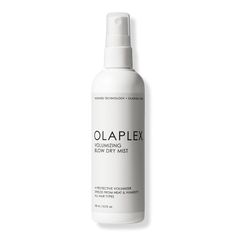 Volumizing Blow Dry Mist - OLAPLEX | Ulta Beauty Styling Products For Fine Hair, Hair Humidity, Fine Hair Products, Camp List, Products For Fine Hair, Oribe Dry Texturizing Spray, Hair Thickening Spray, Hair Care Essentials, Shampoo For Fine Hair