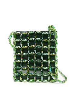 jade green bead embellishment concealed magnetic fastening internal slip pocket single shoulder strap Night Before Wedding, Bag Green, Green Bead, Jade Green, Wedding Looks, Green Bag, Fashion Branding, Shoulder Strap, Bag Lady