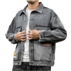 Grunge Relaxed Fit Denim Jacket For Streetwear, Grunge Denim Jacket With Pockets For Streetwear, Urban Style Washed Black Denim Jacket For Streetwear, Grunge Denim Jacket With Button Closure For Streetwear, Grunge Button-up Denim Jacket For Streetwear, Oversized Washed Denim Jacket For Streetwear, Washed Black Denim Jacket For Fall Streetwear, Grunge Button-up Streetwear Outerwear, Oversized Button-up Denim Jacket For Streetwear