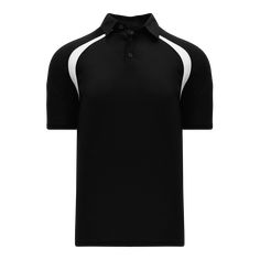 Colors: Black/White Fabrics: Actiflex Features: 3 Button Polo Moisture Wicking Sizing: A1820-221 Black Fitted Sporty Shirt, Sporty Fitted Black Shirt, Black Sporty Polo Collar Top, Black Polo Shirt For Work With Buttons, Black Polo Shirt With Button Closure For Work, White Fitted Polo Shirt With Button Closure, Fitted White Polo Shirt With Button Closure, Black Polo Shirt For Workwear, Black Polo Collar Sports Top