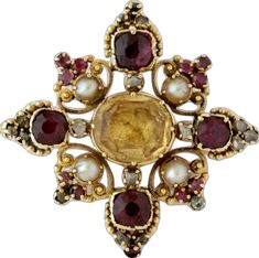 Victorian Jewellery, Antique Brooches, Garnet Jewelry, Diamond Brooch, Pearl Brooch, Seed Pearl