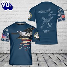 Custom Name US Navy Lockheed S-3 Viking T-Shirt 3D The 3D Shirt is a fashion statement that goes beyond the ordinary. Using advanced printing technology, it brings designs to life with depth and vividness. Crafted from high-quality materials, it offers comfort and durability. The three-dimensional graphics create a captivating effect that’s perfect for casual wear or making a bold statement. Whether you’re expressing your fandom or showcasing your unique taste, the 3D Shirt is a wearable work of Us Navy Shirts, Navy Emblem, Accessories Making, Navy Veteran, 3d Shirt, Hoodie Size Chart, Navy Shirt, 3d T Shirts, Us Navy