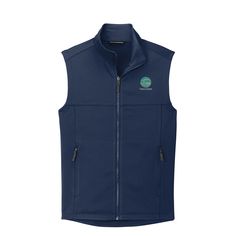 Port Authority® Collective Smooth Fleece Vest Port Authority, Fleece Vest, Cloth Bags, Vest Jacket, Make It, Branding, Clothes