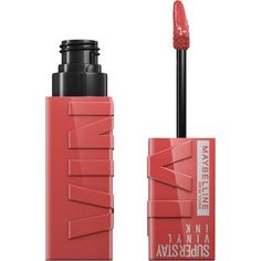 Maybelline Super Stay Vinyl Ink, Maybelline Superstay Vinyl Ink, Superstay Maybelline, Maybelline Lipstick, Vegan Art, Maybelline Superstay, Maybelline Makeup, Liquid Lip Color, Maybelline Super Stay