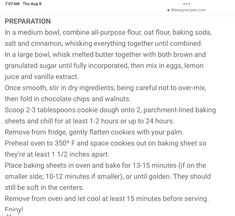 the recipe is displayed on an iphone screen