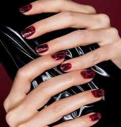 Cool looking crackle nail polish. Crackle Nail Polish, Avon Nails, Top Coat Nail Polish, Polish Nails, Awesome Nails, Shiny Nails, Lots Of Makeup