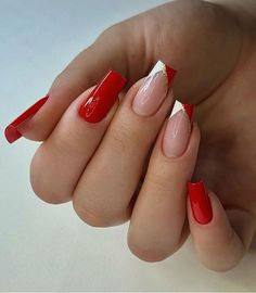 Elegant Touch Nails, Manicure Nail Designs, Nails Now, Gel Nails Diy, Colored Acrylic Nails, French Acrylic Nails, Exotic Nails