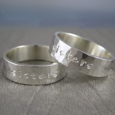 Hammered Sterling Silver Jewelry For Promise, Handmade Sterling Silver Engraved Ring For Promise, Meaningful Personalized Sterling Silver Rings, Personalized Meaningful Sterling Silver Rings, Meaningful Sterling Silver Promise Ring Engraved, Meaningful Engraved Sterling Silver Promise Ring, Inspirational Silver Promise Ring, Hammered Sterling Silver Promise Ring, Hammered Sterling Silver Engraved Promise Ring