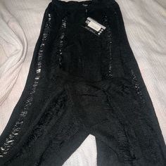 Jaded London Black Umbra Pants Never Worn And Still Has The Tags On Them Retail Price: $68 Edgy Black Bottoms For Loungewear, Skate Fits, Ruched Pants, Eye Print, Jaded London, London Print, Printed Jeans, Boyfriend Fit, Corduroy Pants