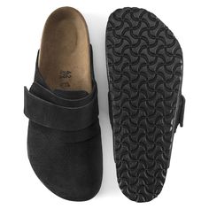 Nagoya Nubuck Leather Desert Buck Black | BIRKENSTOCK Birkenstock Sandals Men, Birkenstock Styles, Black Birkenstock, Wardrobe Update, Birkenstock Sandals, Men Fashion Casual Outfits, Nagoya, Nubuck Leather, Mens Sandals