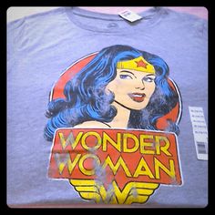 the wonder woman t - shirt is on display