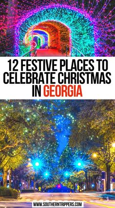 12 Festive Places To Celebrate Christmas In Georgia Georgia Christmas Towns, Dalonagha Georgia Christmas, Dahlonega Georgia Christmas, Helen Georgia Christmas, Christmas In Georgia, Places In Georgia, Christmas Trips, Christmas Vacation Destinations, Carribean Travel