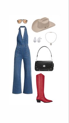 Rodeo Inspired Outfits, Denim Western Outfits Women, Midland Concert Outfit, Trendy Western Outfits For Women, Hoedown Outfit, Stagecoach Outfit Ideas, Stagecoach 2024, Houston Rodeo Outfit