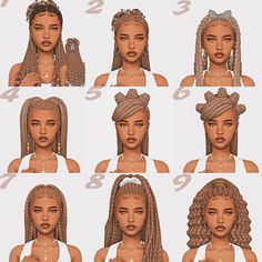 the steps in how to braid your hair for different types of hair styles and hairstyles