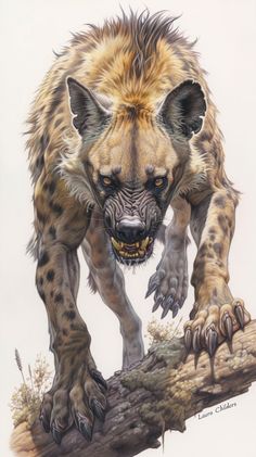 Scavenger Animals, Warriors Wallpaper, Cute Couple Comics, Prehistoric Art, Interesting Animals, Majestic Animals, Wolf Dog, Hyena