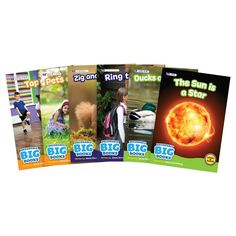 four books about the sun and other things to see in this book set are shown