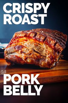 the cover of crispy roast pork belly