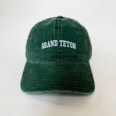 100 % Cotton.  One size fit most with an adjustable buckle strap closure, fitting up to XL size. Crown measures 3 1/2 inches deep. Bill measures 2 3/4 inches long. Adult / Unisex  Thick, Soft, and light material. Hand wash only. Very nice quality-built hats with quality embroidery work. Green Curved Brim Dad Hat For Outdoor, Adjustable Hats For Baseball Season, Green Flat Bill Baseball Cap For Outdoor Activities, Green Snapback Dad Hat For Outdoor, Green Snapback Baseball Cap For Outdoor Activities, Green Snapback Baseball Cap For Outdoor, Green Cotton Baseball Cap For Outdoor Activities, Green Curved Bill Baseball Cap For Outdoor, Casual Adjustable Baseball Cap For Camping