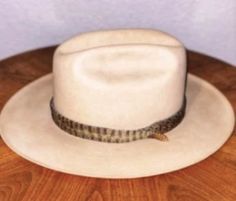 Custom Snakeskin Hatband Snakeskin Southwest Gift for Man - Etsy Natural Woven Western Hat Bands, Natural Woven Hat Bands For Rodeo, Western Brimmed Handwoven Hat Band, Luxury Hat Bands For Rodeo, One Size Fits Most, Western Adjustable Hand-tooled Hat Bands, Spirit Bags, Medicine Bag, Mountain Man, Hat Band