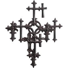 an iron cross with four crosses on it