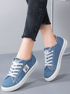 Women Plus Size Sports Shoes Student Shoes Black Plus Size Slip Canvas Shoes All-Match Student Sports Shoes Flat Fashion Sneakers All-Match Lace-Up Casual Sports Shoes Blue Preppy    Letter   All Women Shoes, size features are:Bust: ,Length: ,Sleeve Length: Cheap Sporty Blue Canvas Shoes, Blue Casual Canvas Shoes, Cheap Blue Slip-on Canvas Shoes, Blue Canvas Slip-on Sneakers, Blue Cotton Slip-on Canvas Shoes, Fall Flats, Canvas Slip On Shoes, Mule Sneakers, Casual Flat Shoes