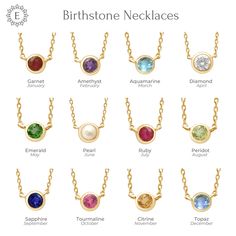 Each of our 14k Gold and Gemstone Pendant necklaces in this collection is a testament to the artistry and craftsmanship that goes into creating a piece that is not only visually stunning but also holds personal significance. Elevate your style and celebrate your birth month with these exquisite and meaningful accessories. Our pendant necklace is perfect for everyday wear. Bezel set in solid 14k gold, available in 2 sizes, and adjustable at 18" or 16" lengths. Available Gemstones :   January - Ga Birthstone Charm Necklace, Gem Necklace, Gemstone Necklace Pendant, Jewelry For Her, Birthstone Charms, Gold Pendant Necklace, Birthstone Necklace, Gifts For Wife, Gemstone Pendant