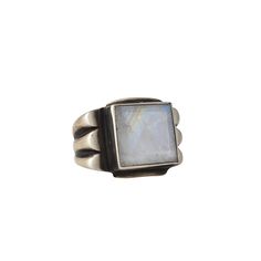 This bold, deco style sterling silver ring with the glowing moonstone makes it a fun statement piece. Sterling Silver Moonstone Size 6 Designers Jewelry Collection, Moonstone Ring, Clay Pots, Hudson Valley, Designer Jewelry, Deco Style, Making Jewelry, Amazing Jewelry, Sterling Silver Ring