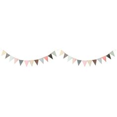 an image of a bunting flag on a white background