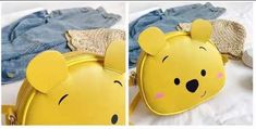 Winnie the Pooh Cross Body Bag💕 Bag size 19*17*6 cm Cute Yellow Crossbody Bag, Cute Yellow Bag With Adjustable Strap, Cute Yellow Bags With Adjustable Strap, Cute Yellow Satchel Shoulder Bag, Cute Yellow Pouch Shoulder Bag, Cute Yellow Shoulder Bag, Cute Yellow Satchel Bag, Cute Yellow Shoulder Bag For Gift, Cute Yellow Shoulder Bag Gift