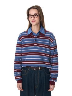 This shirt with a long sleeve design offers a stylish twist on the classic CARELL STRIPE PIQUE SHIRT, featuring a unique self-developed stripe pattern and a relaxed silhouette for versatile styling options.- Matching collar and cuff colors- Embroidered Grove symbol on the chest- Can be open or close by 3 contrasting buttons at the neckline Pique Shirt, Long Sleeve Design, Stripe Long Sleeve, Collar And Cuff, Sleeve Designs, Striped Long Sleeve, Stripes Pattern, 2 Colours, Twist