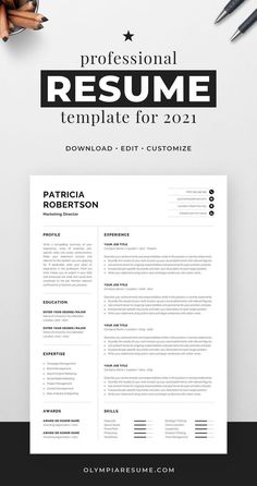 a professional resume template for the new year