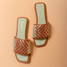 Urvi Brown Bohemian Woven Sandals, Brown Leather Woven Sandals, Brown Woven Straw Sandals, Brown Flat Woven Sandals, Brown Woven Flat Sandals, Muslin Bags, Leather Cushion, Stylish Sneakers, Leather Sandals