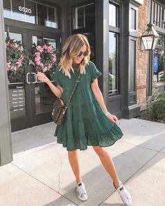 Butterfly Sleeve, Neck Bodycon Dress, Butterfly Sleeves, Casual Summer Dresses, Sleeveless Mini Dress, Mode Inspiration, Smock Dress, Babydoll Dress, Long Sleeve Mini Dress