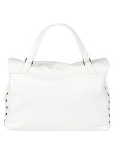 Postina Daily Giorno M white bag by Zanellato; this line is designed for a versatile and casual woman, but also a lover of a classic and elegant styleFoldover top. Turn-lock fastening. Main compartment. Internal slip pocket. Internal logo patch. Single top handle. Removable adjustable shoulder strap. Multicolor canvas shoulder strap. Silver tone hardware. Color: whiteDepth: 17cm Height: 24cm Width: 35.5cm Handle: 11cmMade in ItalyMaterial: 100% Calf LeatherGender: WOMENMaterial: 100% CALF LEATHE Luxury White Bags With Turn-lock Closure, Luxury White Bag With Turn-lock Closure, White Top Handle Shoulder Bag With Turn-lock Closure, White Leather Shoulder Bag With Fold Over Clasp, Classic White Shoulder Bag With Turn-lock Closure, Elegant White Bag With Turn-lock Closure, Chic White Shoulder Bag With Turn-lock Closure, White Bags With Turn-lock Closure, Chic White Bag With Fold Over Clasp