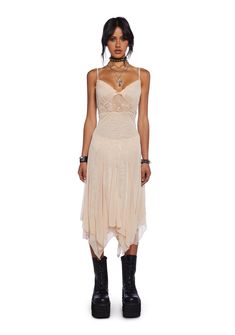 base|off white Love Sound, Bow Applique, Lace Handkerchief, Edc Outfits, Bandeau Dress, Handkerchief Hem, Burning Man