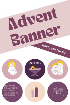 an advert for a print and cut - hang with the words,'adventure banner '