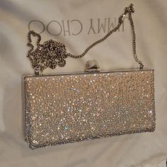 Jimmy Choo Celeste Sprinkled Crystal Mesh Frame Clutch In Ballet Pink Mesh Very Good Condition, Minor Marks Inside Gently Worn Twice Pink Rhinestone Clutch For Party, Chic Pink Rhinestone Shoulder Bag, Pink Rhinestone Clutch Evening Bag, Pink Jimmy Choo Purse, Jimmy Choo Clutch, Jimmy Choo Bag, Ballet Pink, Jimmy Choo, Sprinkles