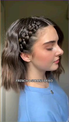 Summer hairstyle idea. Easy and simple hair idea. Summer hair inspo for you 😘 #hairstyles #hair #summerstyle #summerhairstyle 2 Hairstyles, Hairstyles For Layered Hair, Hairdos For Short Hair, Hair Tutorials Easy, Peinados Fáciles Para Cabello Corto, Hair Tutorials For Medium Hair, Short Hair Tutorial, Short Straight Hair, Short Wavy Hair