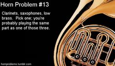 an advertisement for the horn problem