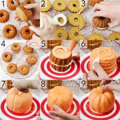 how to decorate pumpkin buns for halloween