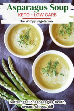 asparagus soup with keto - low carb the wmvy vegetarian