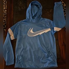 Youth Xl Baby Blue Nike Hoodie. Practically Brand New. No Holes Or Rips Blue Nike Hoodie, Nike Baby, Blue Nike, Nike Hoodie, Kids Nike, Nike Shirts, Kids Shirts, Hooded Sweatshirt, Baby Blue