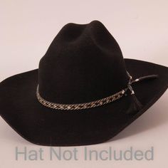 Bodie Cowboy Hat Band will add a touch of class and elegance to any outfit. Bodie is made of high quality materials, and features intricate braiding on the band. It's the perfect accessory for any formal or dressy occasion. **Please note this is the hatband only** Cowboy Hat Band, Cowboy Hat Bands, American Hat Makers, Brown Hats, Hat Band, Cowboy Hat, Hat Making, Hat Sizes, Western Wear