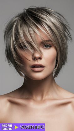 22 Choppy Bob Haircuts for All Shapes: Winter Update 2024 - 2025 Long Choppy Bobs, Winter Update, Ash Blonde Hair Colour, Medium Hair Color, Bob Hairstyles For Thick, Choppy Bob, Choppy Hair