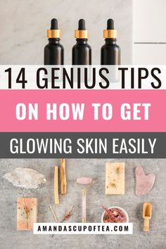 Loving these tips on how to get glowing skin at home! Such good skincare tips!